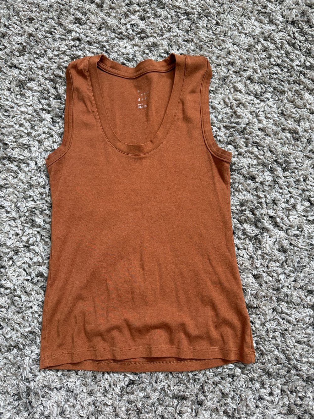 a new day Women's Scoop Neck Tank in Burnt Orange